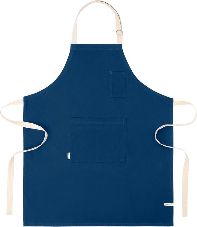 Cotton Canvas Apron for Women & Men – Adjustable Neck Strap & Waist Ties - Image 9