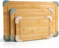COOK WITH COLOR Non-Slip Cutting Board Set – Kitchen Essentials with Easy Grip by CookwithColor