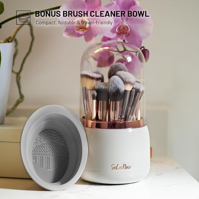 Rotating Makeup Brush Holder - Image 3