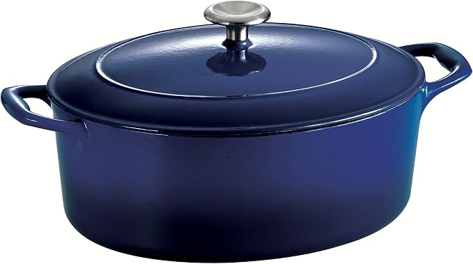 Tramontina Enameled Cast Iron Oval Dutch Oven Pot - Image 5