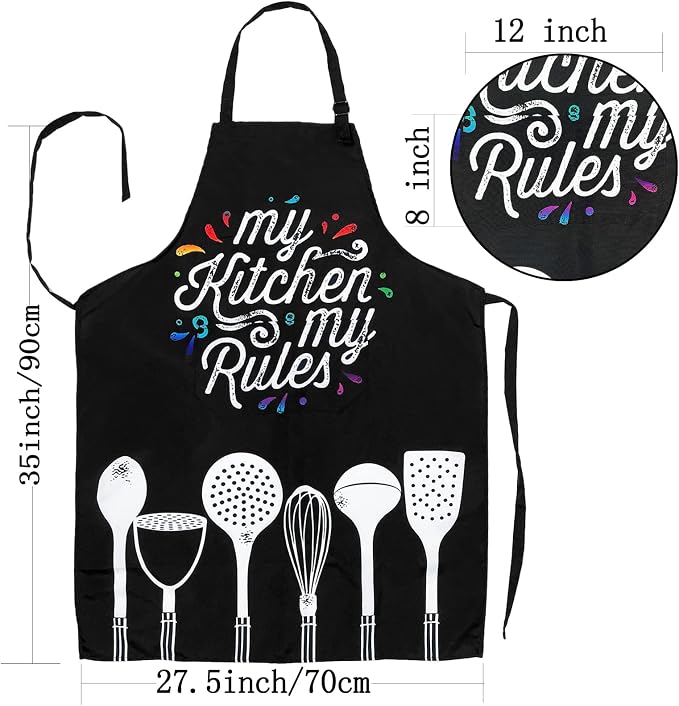 Adjustable Waterproof Apron Bib Apron - Image 7