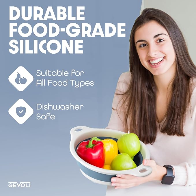 Gevoli Collapsible Colanders Food Strainers - Image 6