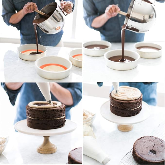 Round Silicone Baking Mats for 8 Inch Cake Pan, Food Grade, Reusable Silicone - Image 6
