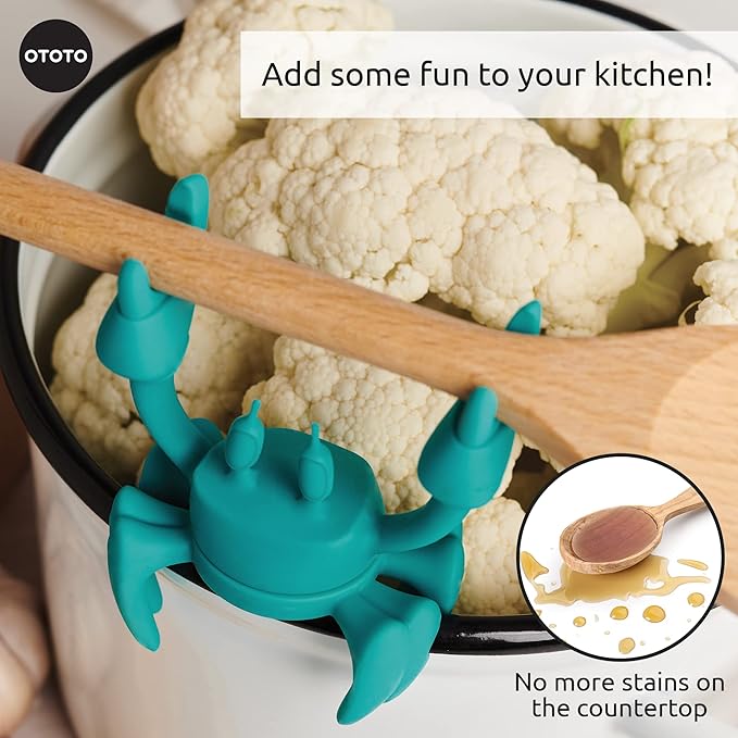 OTOTO Aqua the Crab Silicone Utensil Rest - Image 5