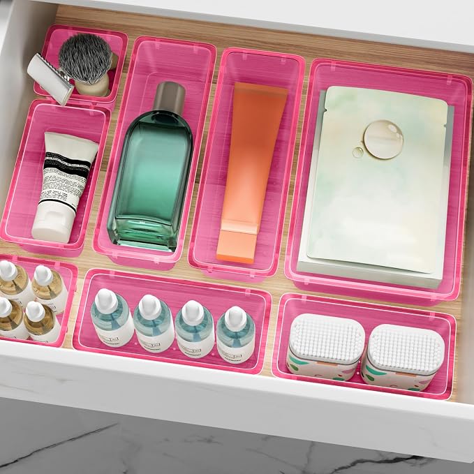 ElegantArray 12 PCS Drawer Organizer Set, 4 Sizes Tool Storage Trays - Image 8