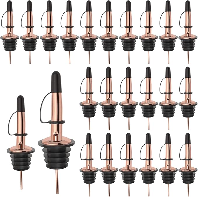 Pafusen 24 Pack Liquor Bottle Pourers, Liquor Pour Spout by Pafusen