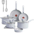 T-Fal Refresh Ceramic Nonstick Cookware Set, 12-Piece Nonstick Cookware by T-falbrand