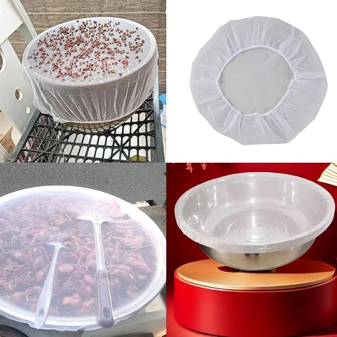 4 Pack Mesh Food Covers Portable Small Food Tents Top Screen Food Cover - Image 8