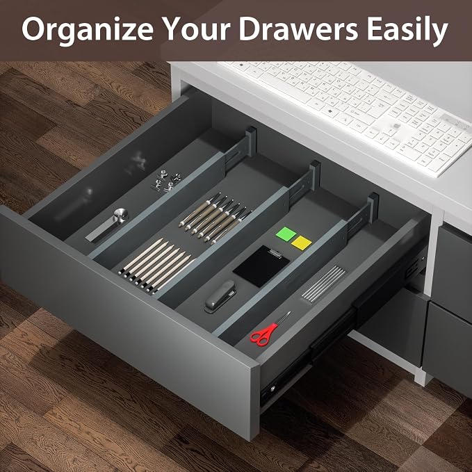 4 PCS Drawer Divider, Expandable Separators - Image 5