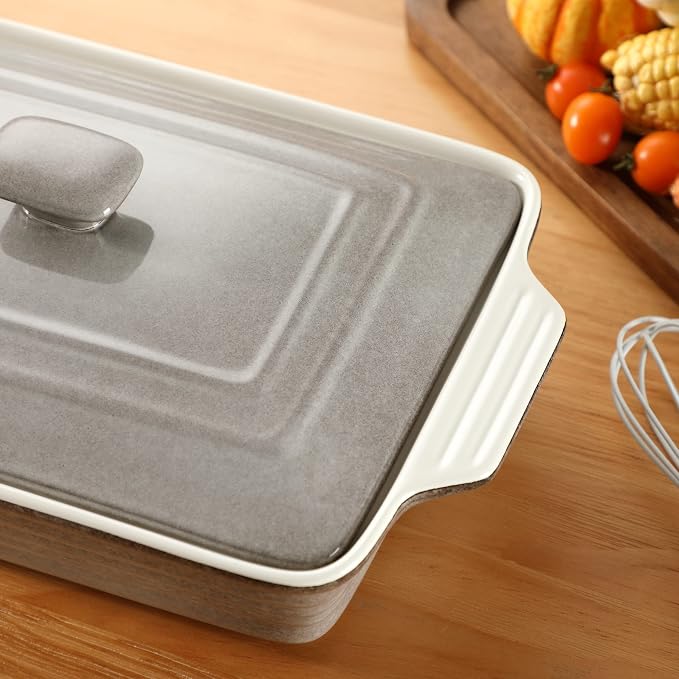 LOVECASA 4.5 Quart Ceramic Casserole Dish - Image 7