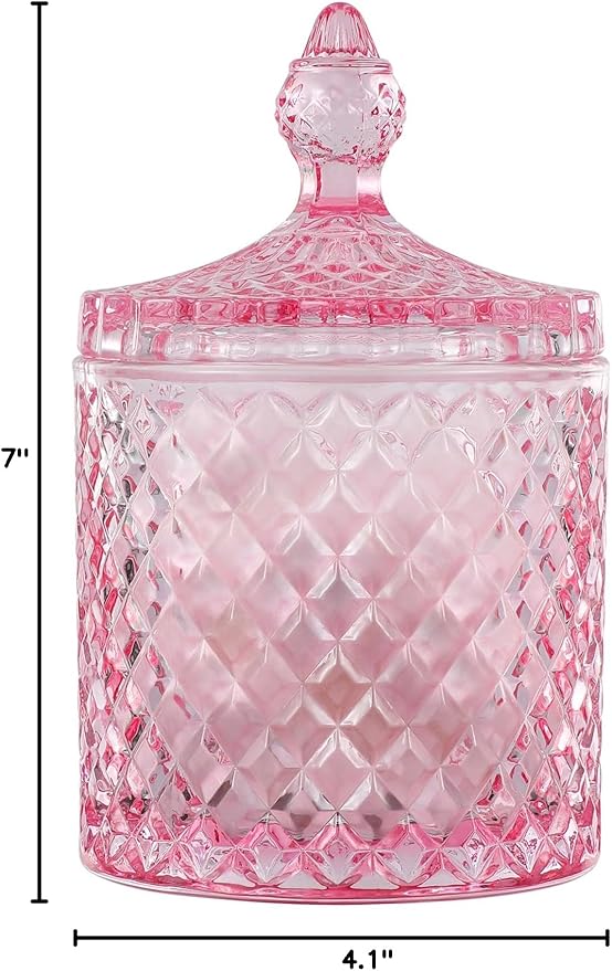 rejomiik Qtip Holder Glass Apothecary Jars - Image 8