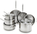 GreenPan Stainless Steel Cookware Set, 11 Piece, Induction Cookware, Dishwasher by GreenPan