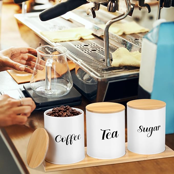 Reallnaive Coffee Tea Sugar Container Set - Image 4