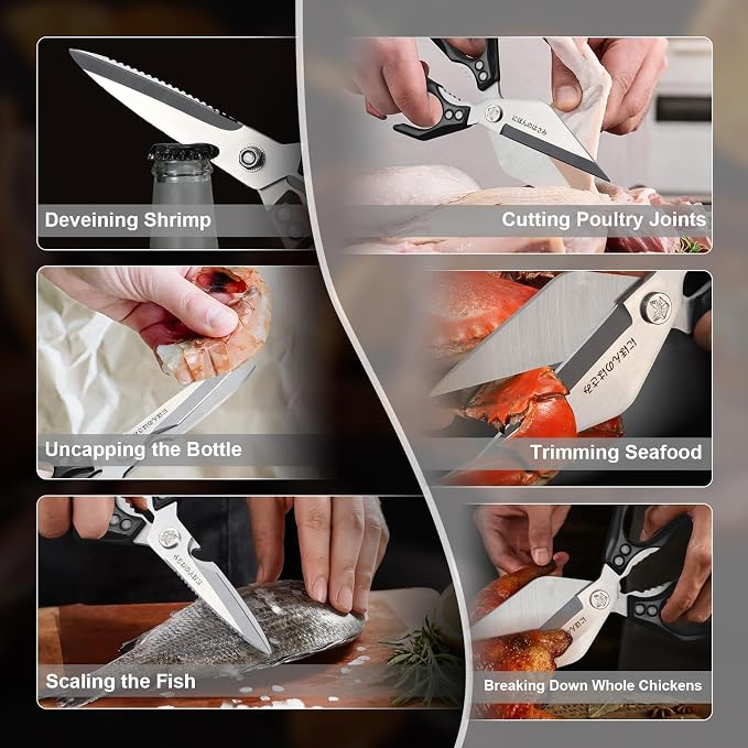 Dream Reach Japanese Kitchen Scissors Set - Image 6