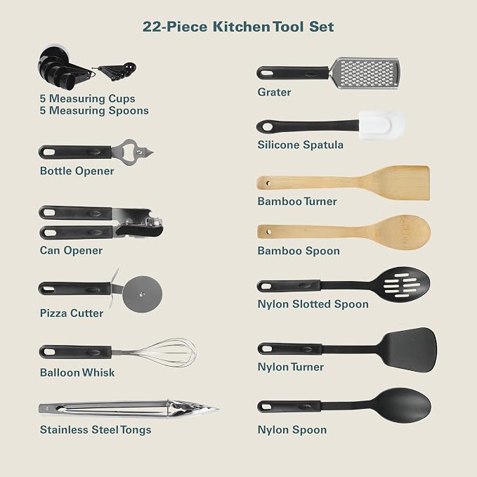 Gibson Home 74 Piece Kitchen in a Box Pots and Pans Cookware, Plates and Bowls - Image 6
