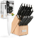 Knife Sets 15 Pieces for Kitchen by KATISUN