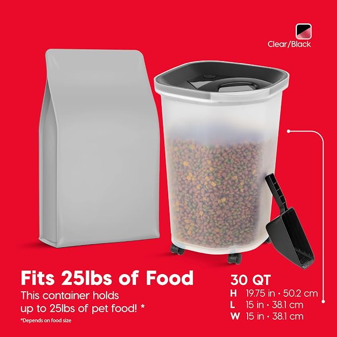 IRIS USA Pet Food Storage Container 25 lbs, Premium 60% Improved Airtight Seal - Image 7