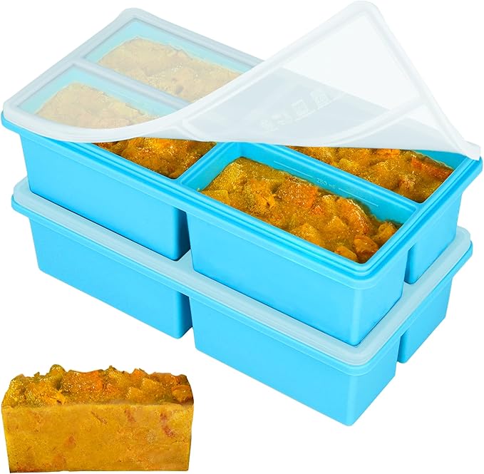 Silicone Freezer Molds for Soup by Unknown