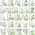 Alphabet Letter Cookie Cutters Shapes Large 3 Inch by Xzhloym