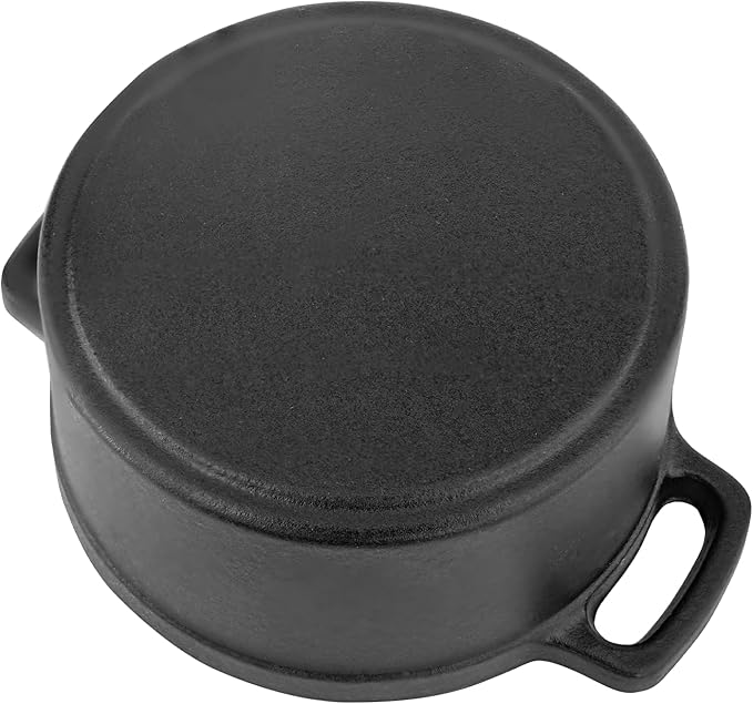 Flavehc Mini Cocotte 16 oz Pre-Seasoned Mini Dutch Oven 0.5 qt. Cast Iron - Image 6