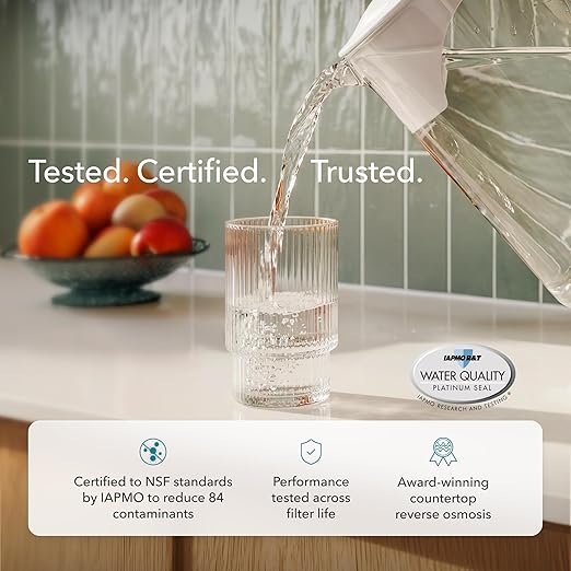 AquaTru Carafe Countertop Water Purifier | Compact 4-Stage Reverse Osmosis - Image 5