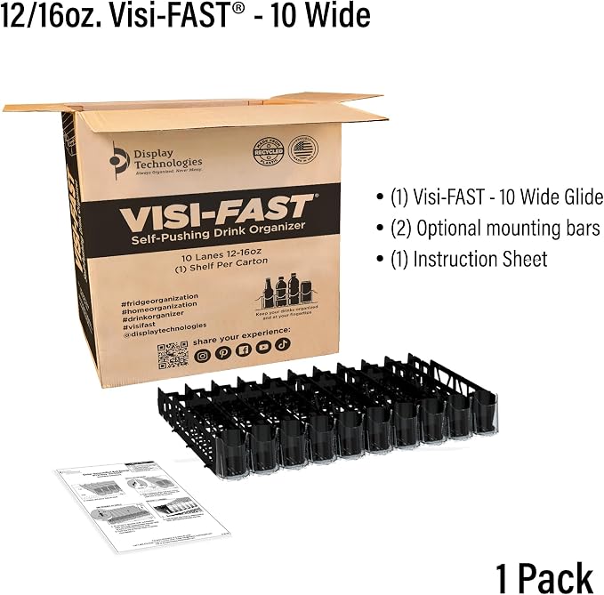 Display Technologies Visi-FAST Spring Push Drink Dispenser, Refrigerator - Image 6
