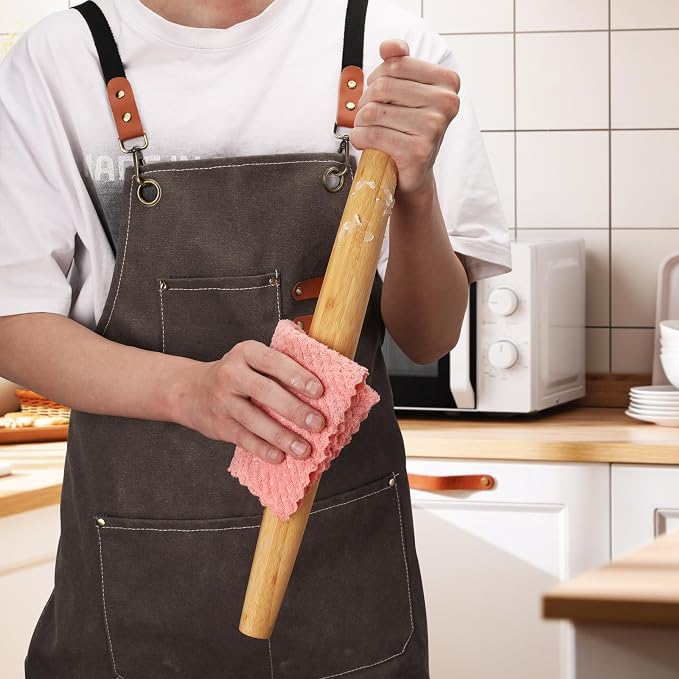Classic French Rolling Pins Bamboo Wooden Rolling Pin - Image 4