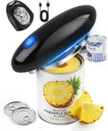 Electric Can Opener, One-Touch Hands Free Can Opener, Side-Cut Can Opener by Unknown