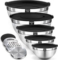 BEWOS Mixing Bowls with Lids Set by BEWOS