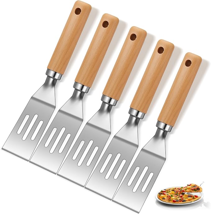 Patelai 5 Pack Small Spatula Mini Serving Brownie Spatula by Patelai