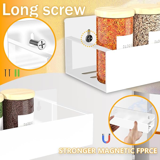 SMRCAD Magnetic Spice Rack Organizer - Image 3