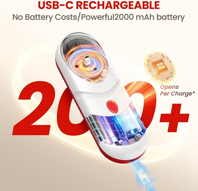 Electric Can Opener, Automatic Rechargeable Can Openers - Image 2