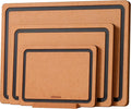 Kikcoin Wood Cutting Board Set of 3, Cutting Boards by Kikcoin