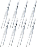 Yaomiao 8 Packs 12 Inch Bar Tweezers Silver Cocktail Tongs Long Garnish by Yaomiao
