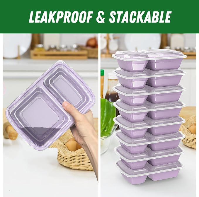Dealusy 50 Pack 28 oz Meal Prep Containers Reusable - Image 4