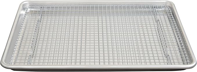 Mrs. Anderson's Baking Professional Cooling Rack, Heavy Duty Steel, Fits Half - Image 3