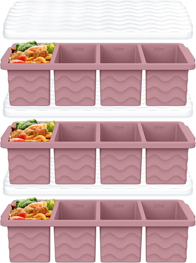 3-Pack Silicone Freezer Trays by Bandiction