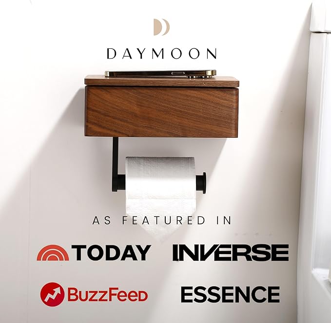 Day Moon™ - Toilet Paper Holder - Modern Roll Holder - Image 4
