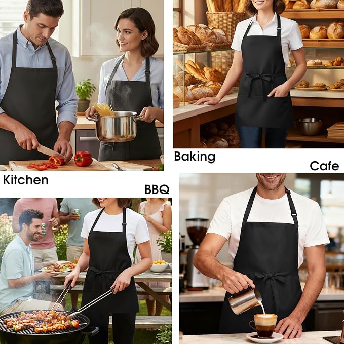 BOHARERS Kitchen Cooking Apron Unisex Adjustable chef apron - Image 6