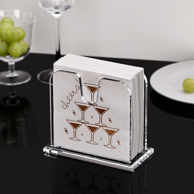 DINGHUO Acrylic Cocktail Napkin Holder - Image 7