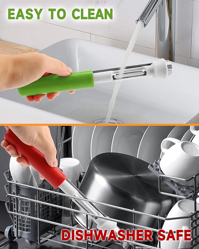 2 in 1 Apple Corer and Peeler Tool, Fruit Vegetable Corer and Peeler Tool - Image 5