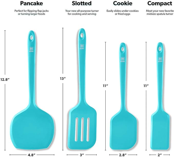 New DI ORO Silicone Turner Spatula Set - Image 5