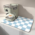 Dish Drying Mat for Kitchen Counter, Stain-Resistant Countertop Protector by BLESWIN