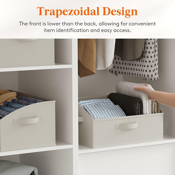 Lifewit Trapezoid Closet Storage Bins - Image 3