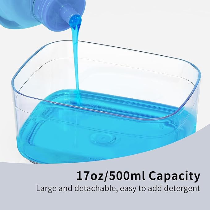 ROSEOK Dish Soap Dispenser for Kitchen, Detachable Soap Dispenser - Image 3