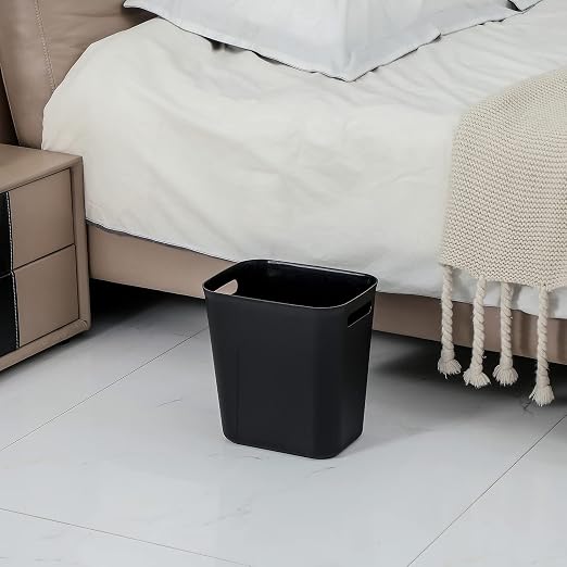 UUJOLY Plastic Small Trash Can Wastebasket, Garbage Container Basket - Image 4