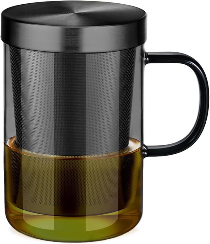 ecooe 16.9oz Glass Tea Cup by ecooe