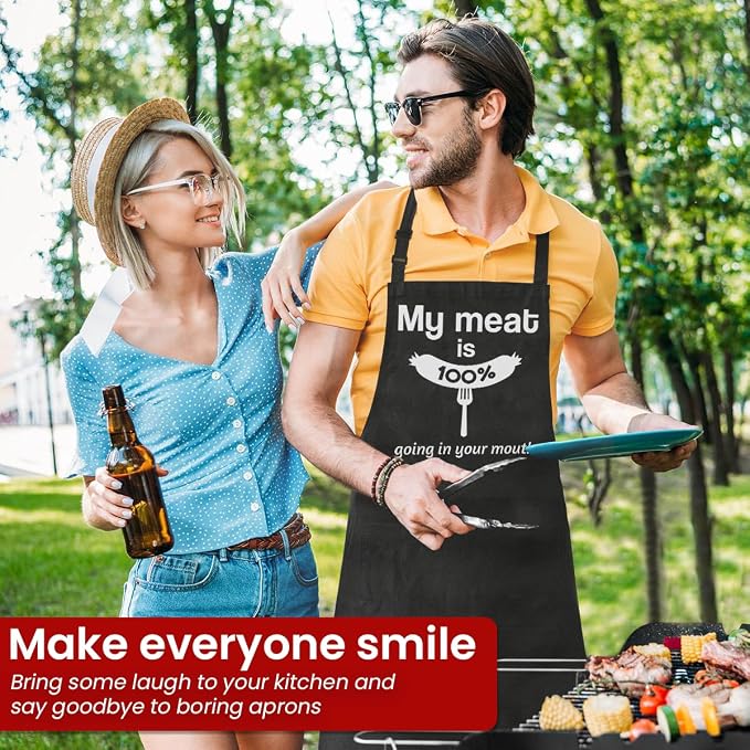 SANDJEST Funny Mens Aprons - Image 6