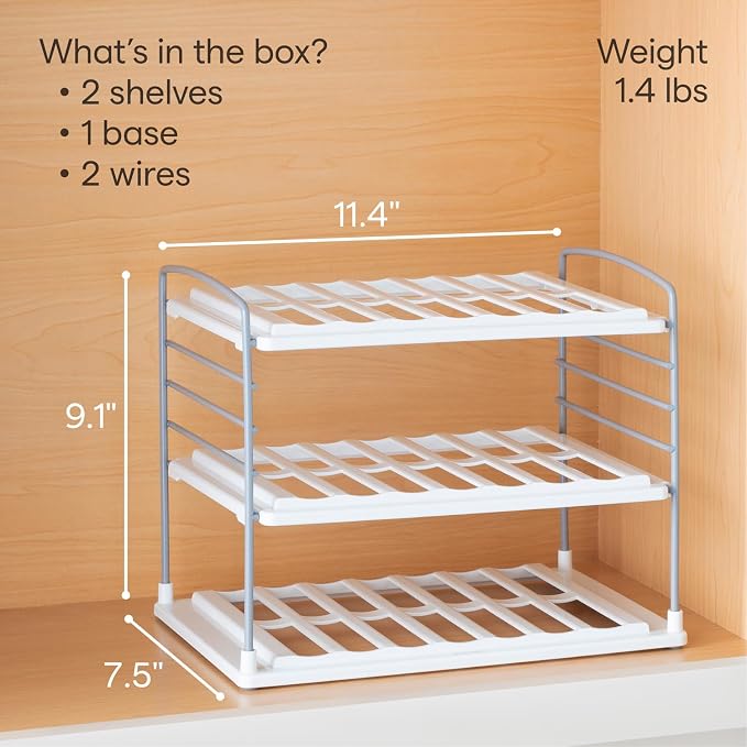 YouCopia UpSpace Water Bottle and Travel Mug Cabinet Organizer, Adjustable - Image 4