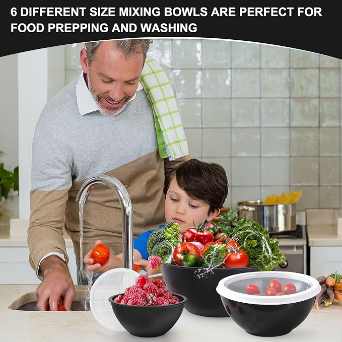 Greentainer Plastic Mixing Bowls - Image 5